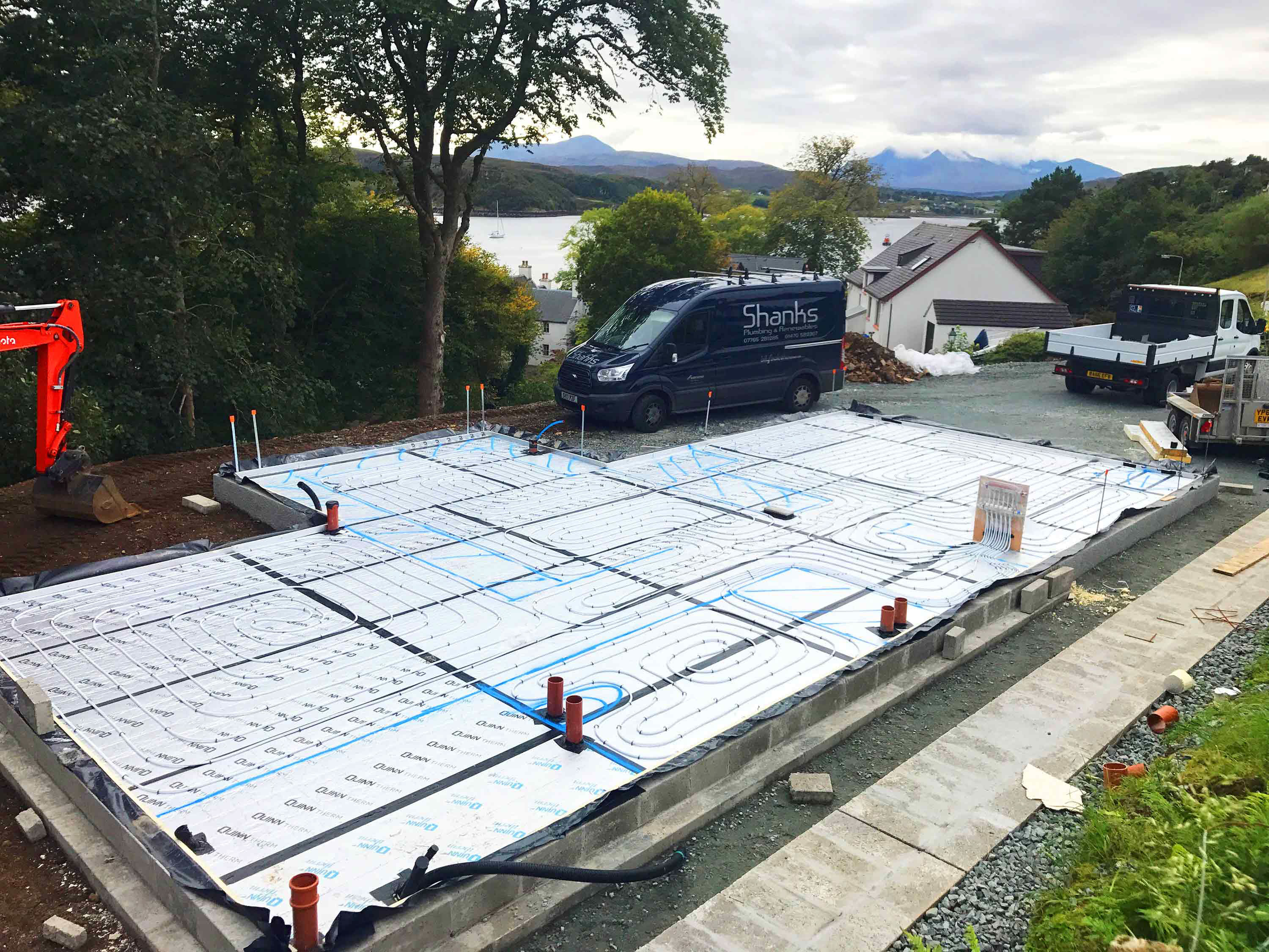 Shanks Plumbing and Heating work on the Isle of Skye provoding Plumbing Heating Oil Has Heat Pumps Biomass and Solar Thermal